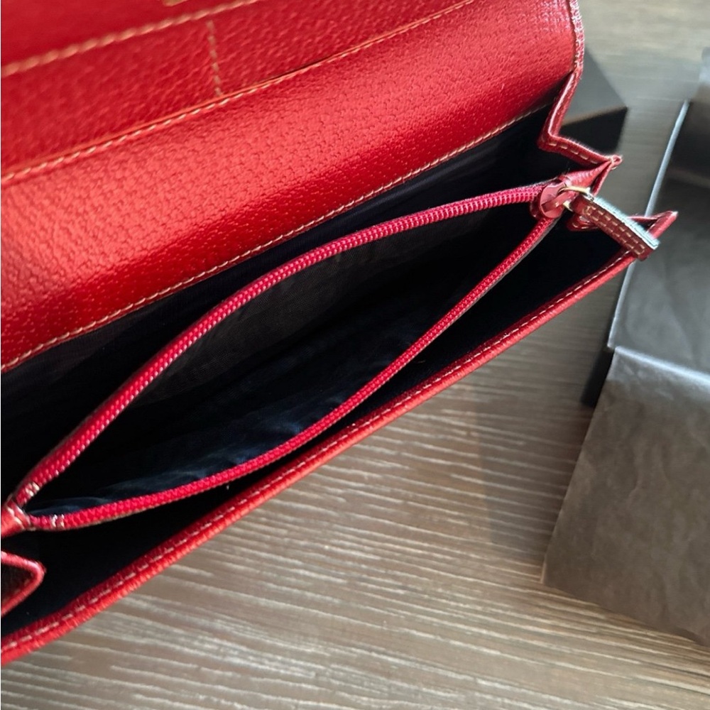 Vintage Gucci Long Wallet - Red/Navy blue - Picture 8 of 12